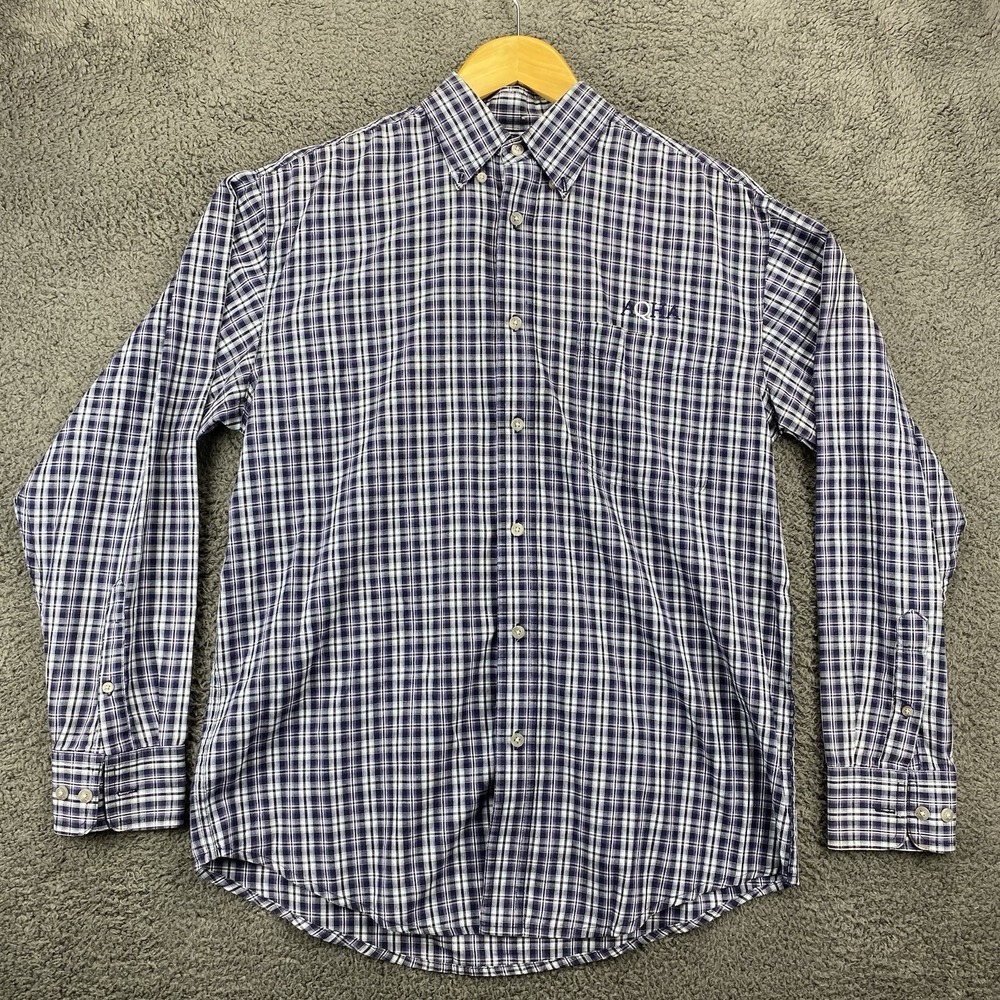 Wrangler Riata Shirt Men M AQHA Quarter Horse Association Button Down